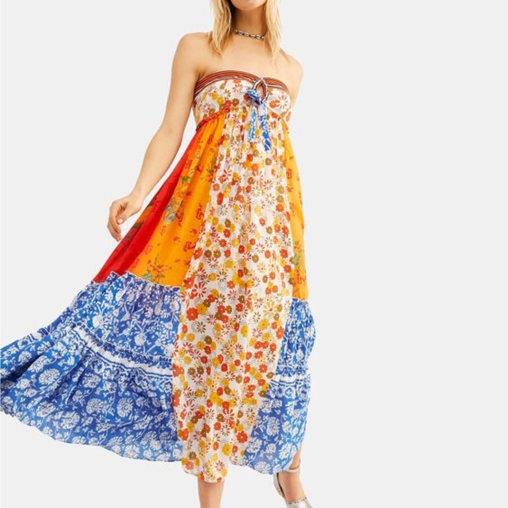 Free People Golden Dreams Maxi Dress